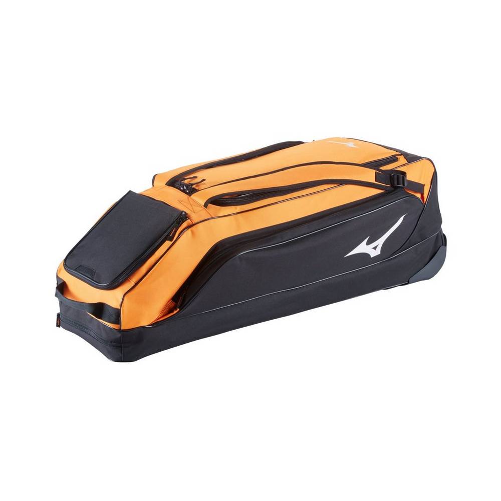 Mizuno Men's Classic Wheel G2 Baseball Bag Orange (360275-NMP)